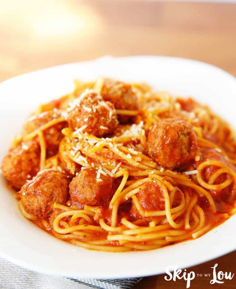 Instant Pot Spaghetti And Meatballs
 Easy Pressure Cooker Spaghetti and Meatballs Recipe