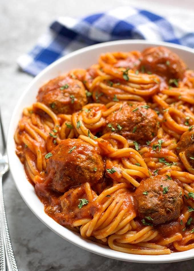 Instant Pot Spaghetti And Meatballs
 Instant Pot Spaghetti and Meatballs