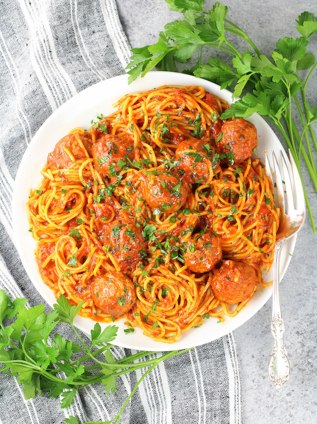 Instant Pot Spaghetti And Meatballs
 Instant Pot Spaghetti and Turkey Meatballs