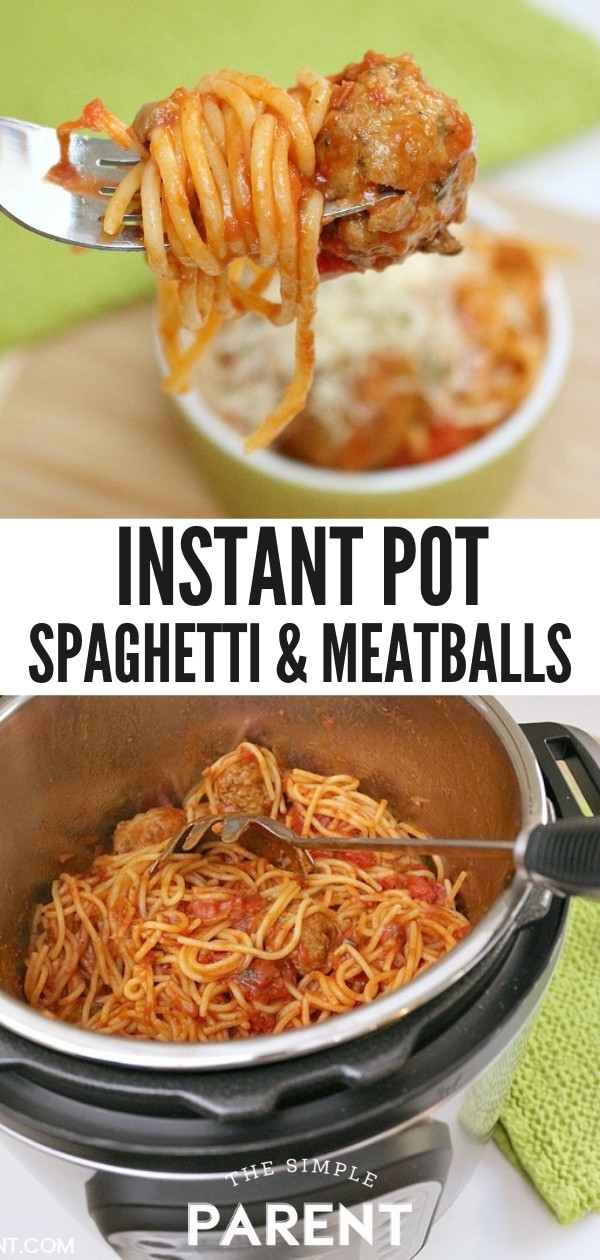 Instant Pot Spaghetti And Meatballs
 Instant Pot Spaghetti Recipe for Quick Dinner • The Simple