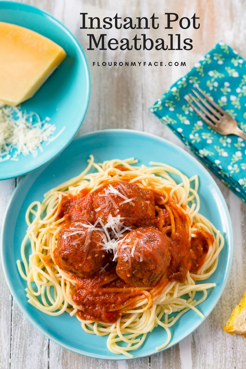 Instant Pot Spaghetti And Meatballs
 How To Make Instant Pot Meatballs with Spaghetti Flour