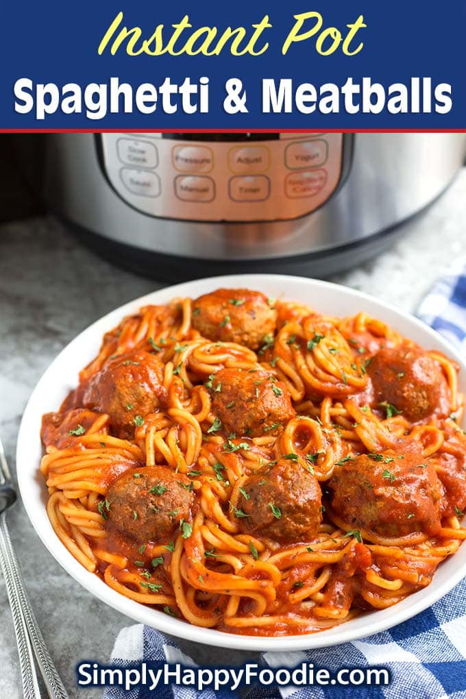 Instant Pot Spaghetti And Meatballs
 Instant Pot Spaghetti and Meatballs