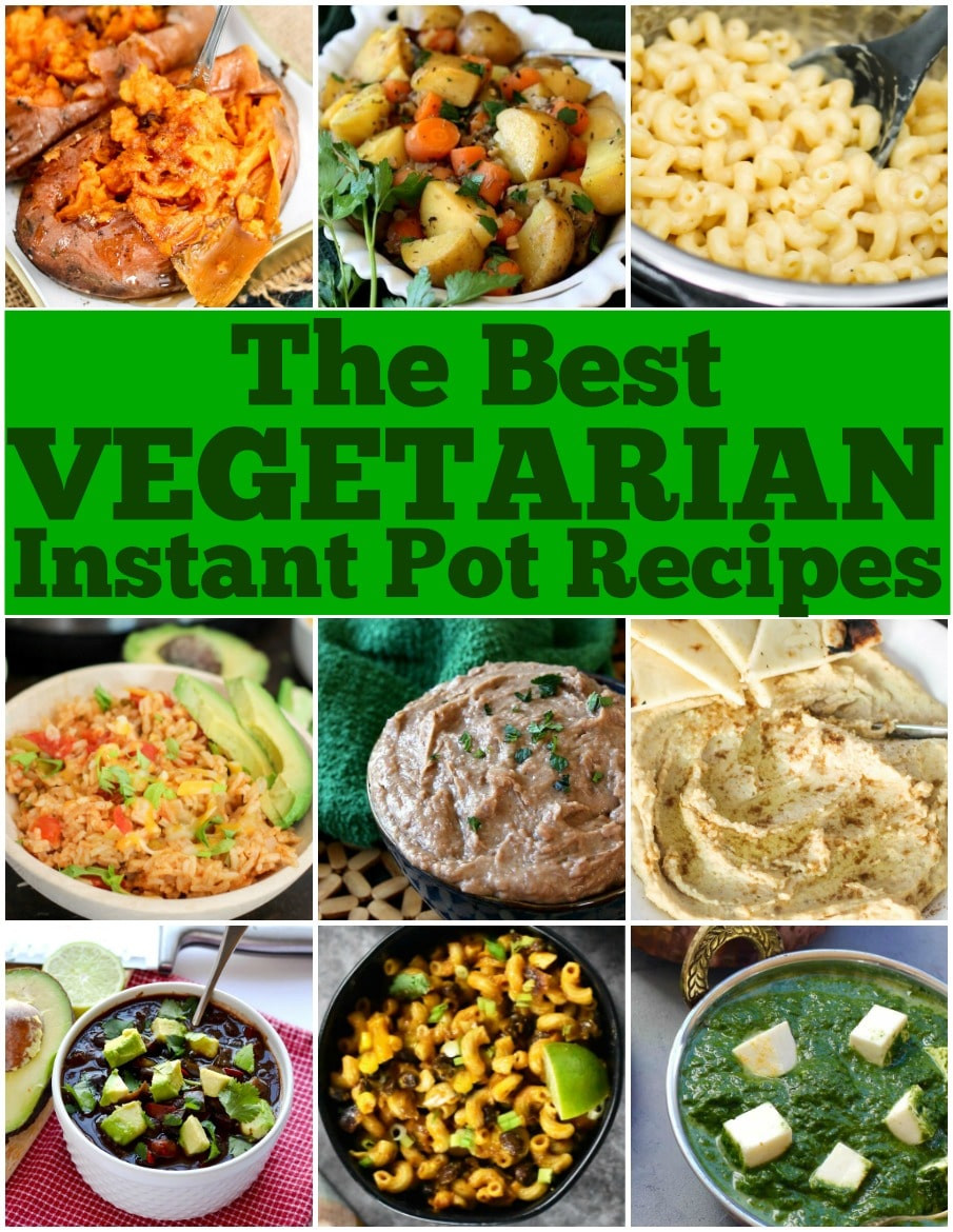 Instant Vegetarian Dinner Recipes
 Best Ve arian Instant Pot Recipes • Domestic Superhero