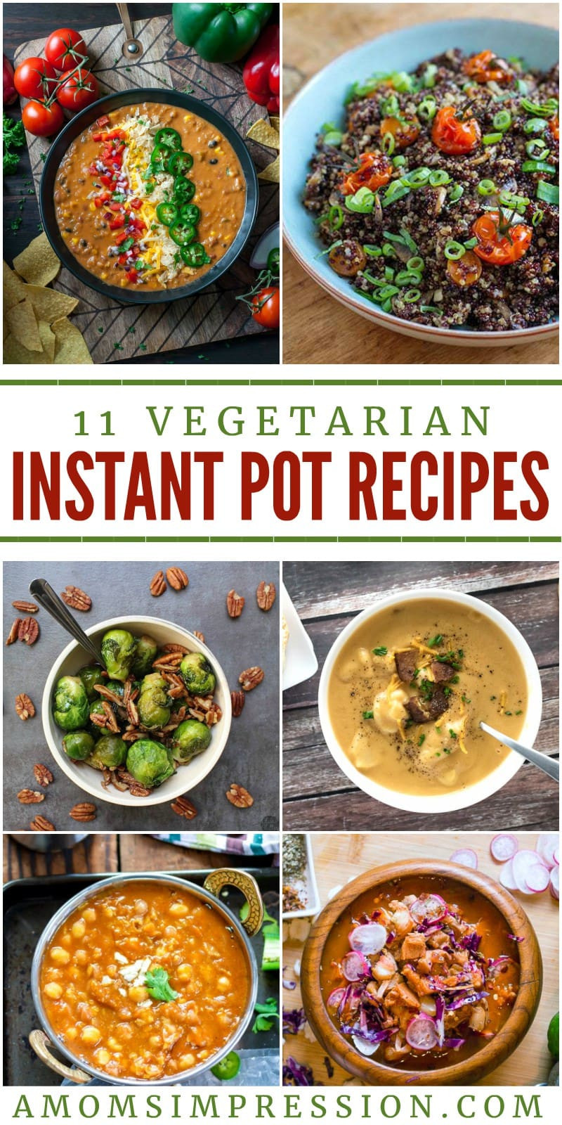 Instant Vegetarian Dinner Recipes
 11 Exciting Ve arian Instant Pot Recipes Everyone will Love