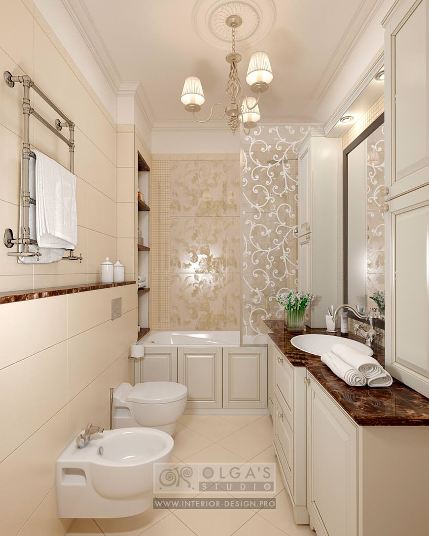 Interior Design Bathroom
 Turnkey bathroom interior design from €25 m2 in Vilnius