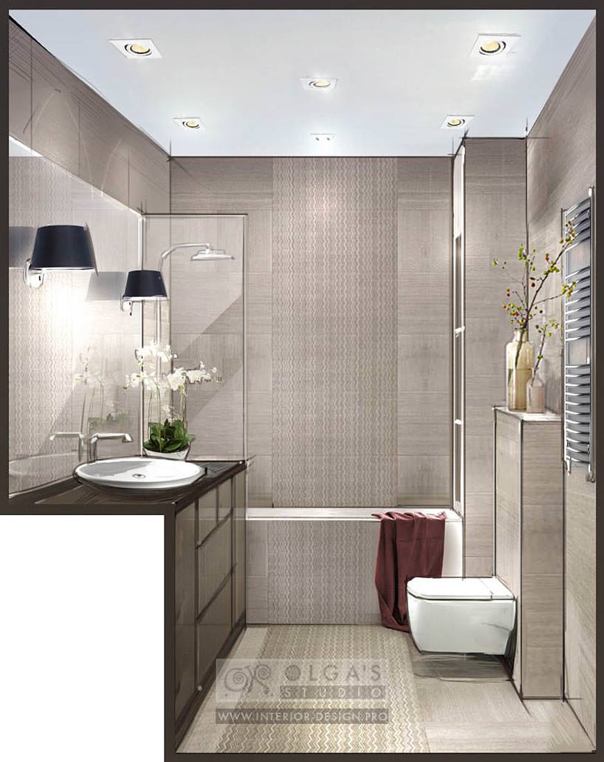 Interior Design Bathroom
 Turnkey bathroom interior design from €25 m2 in Vilnius