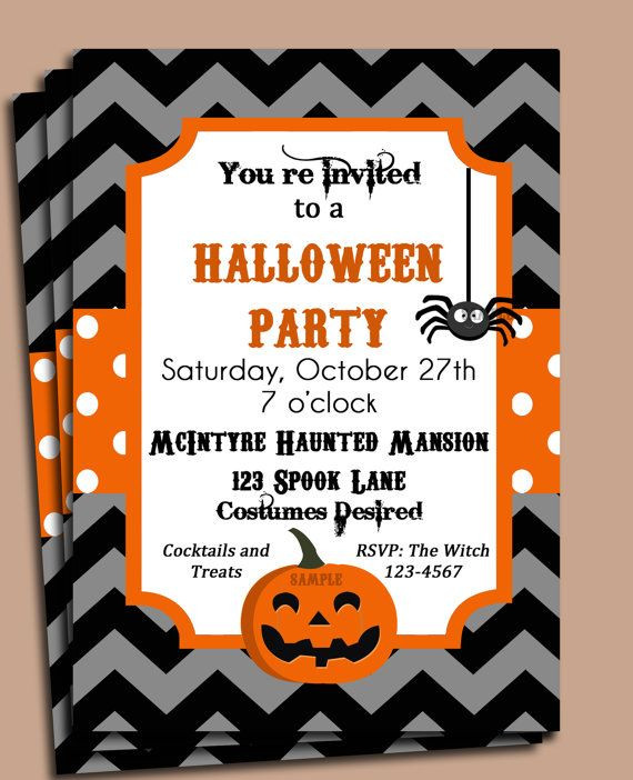 Invitation Ideas For Halloween Party
 40 best Halloween Clipart and Invitation Ideas images on