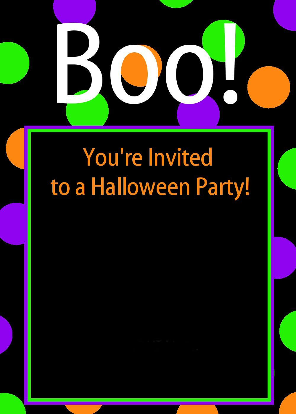 Invitation Ideas For Halloween Party
 Free Printable Halloween Invitations Crazy Little Projects