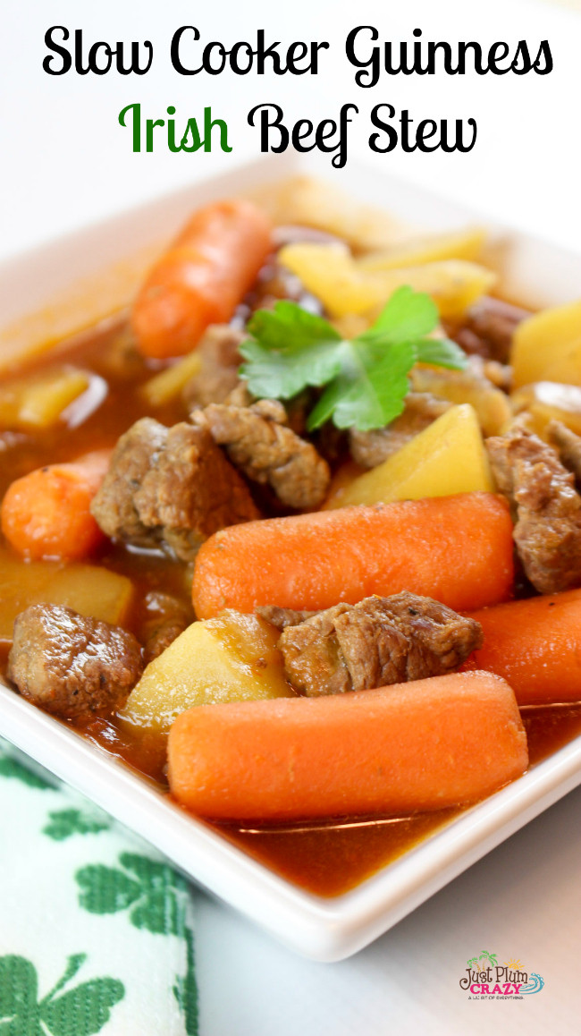 Irish Beef Stew Slow Cooker
 Slow Cooker Irish Beef Stew Recipe with Guinness Beer