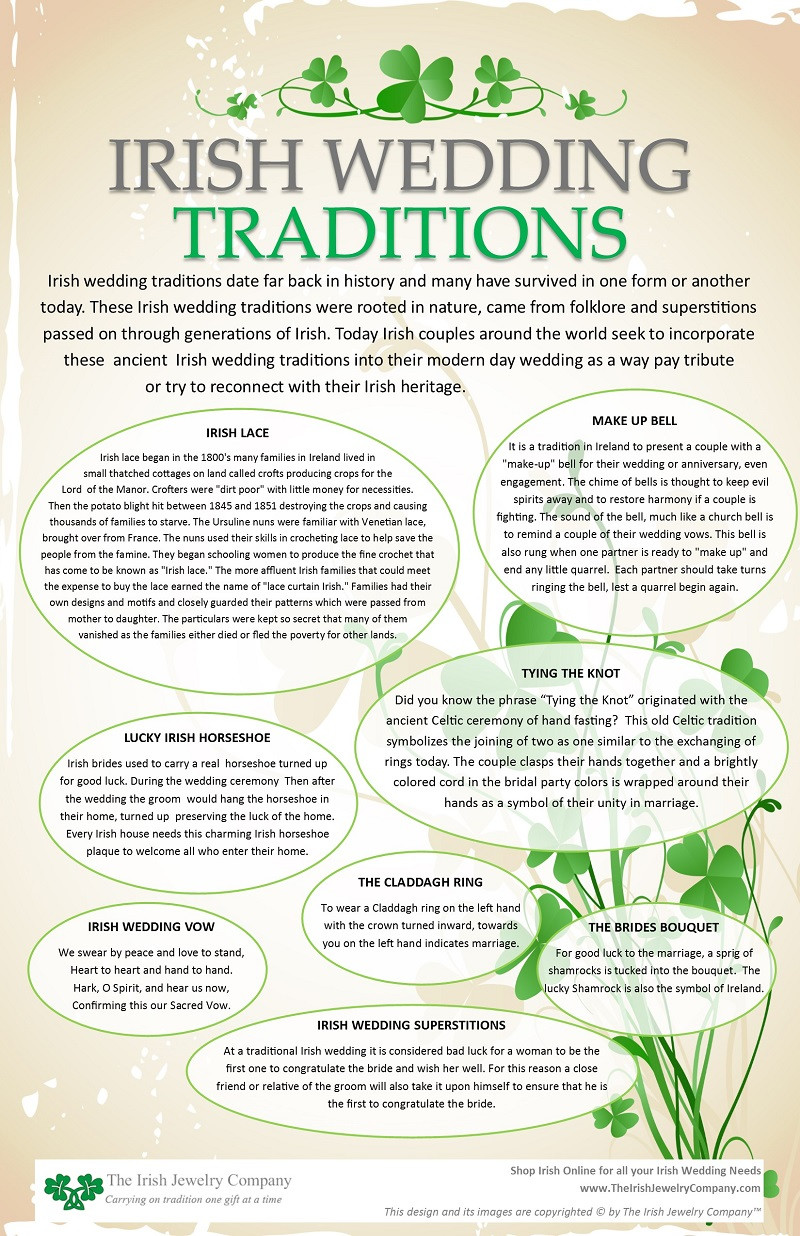 Irish Wedding Vows
 Irish Wedding Traditions