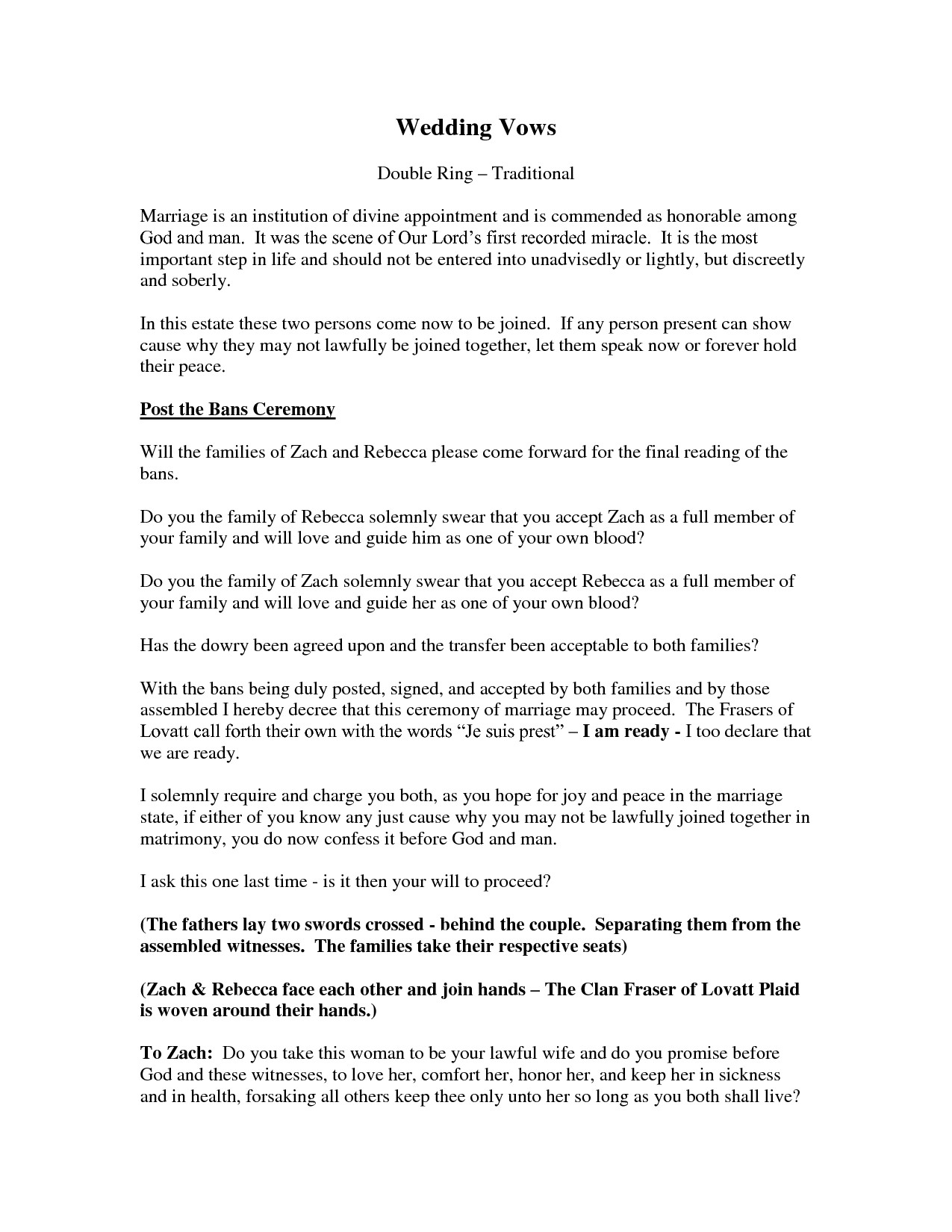 Irish Wedding Vows
 20 Traditional Wedding Vows Example Ideas You ll Love