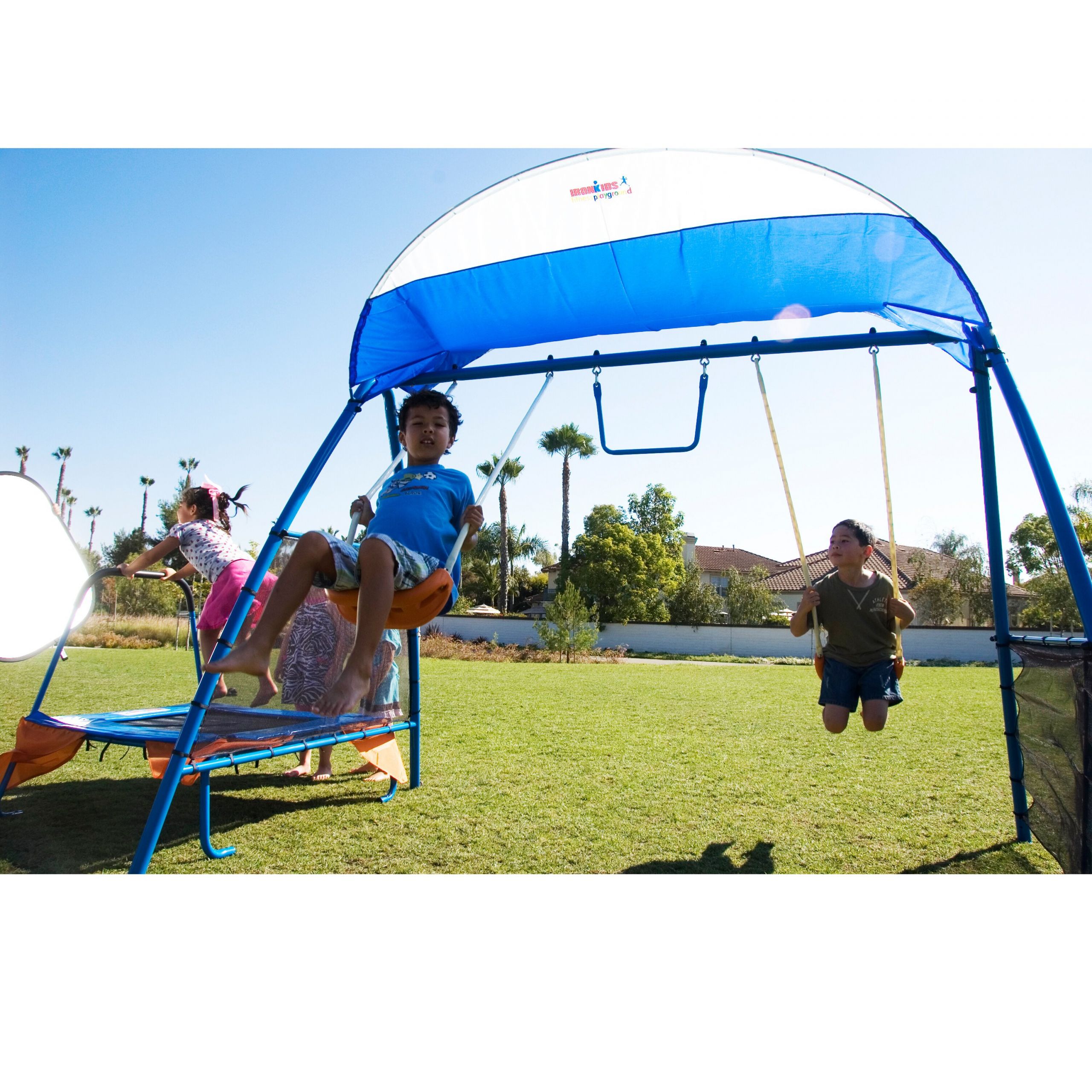 Iron Kids Swing Sets
 Premier 100 Fitness Swing Set