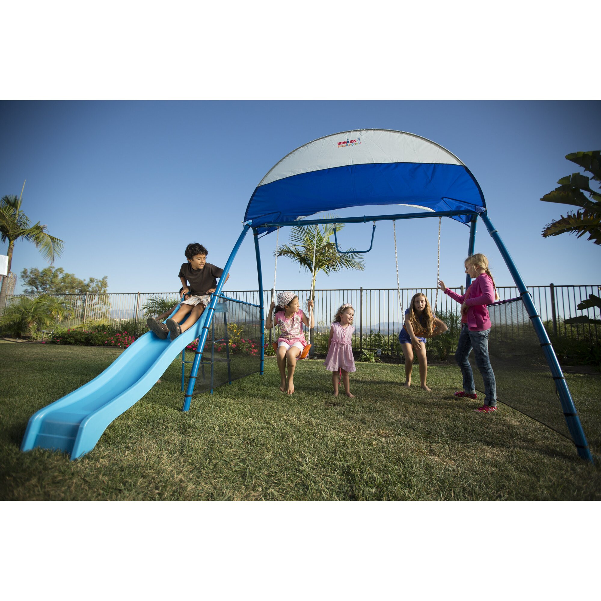 Iron Kids Swing Sets
 IronKids Challenge 150 Refreshing Mist Swing Set & Reviews