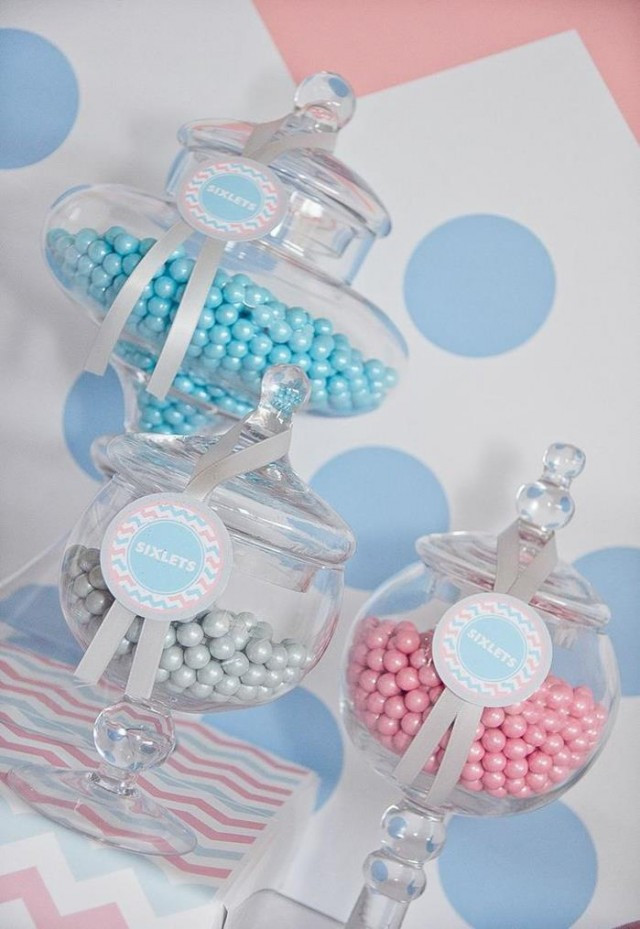Is A Gender Reveal Party A Baby Shower
 A Chevron Gender Reveal Baby Shower Anders Ruff Custom