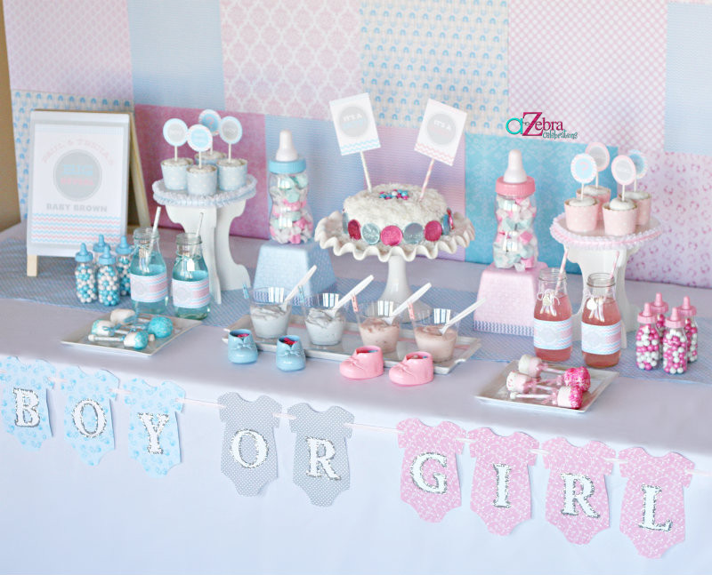 Is A Gender Reveal Party A Baby Shower
 Baby Shower Gender Reveal Party Ideas Savvy Sassy Moms