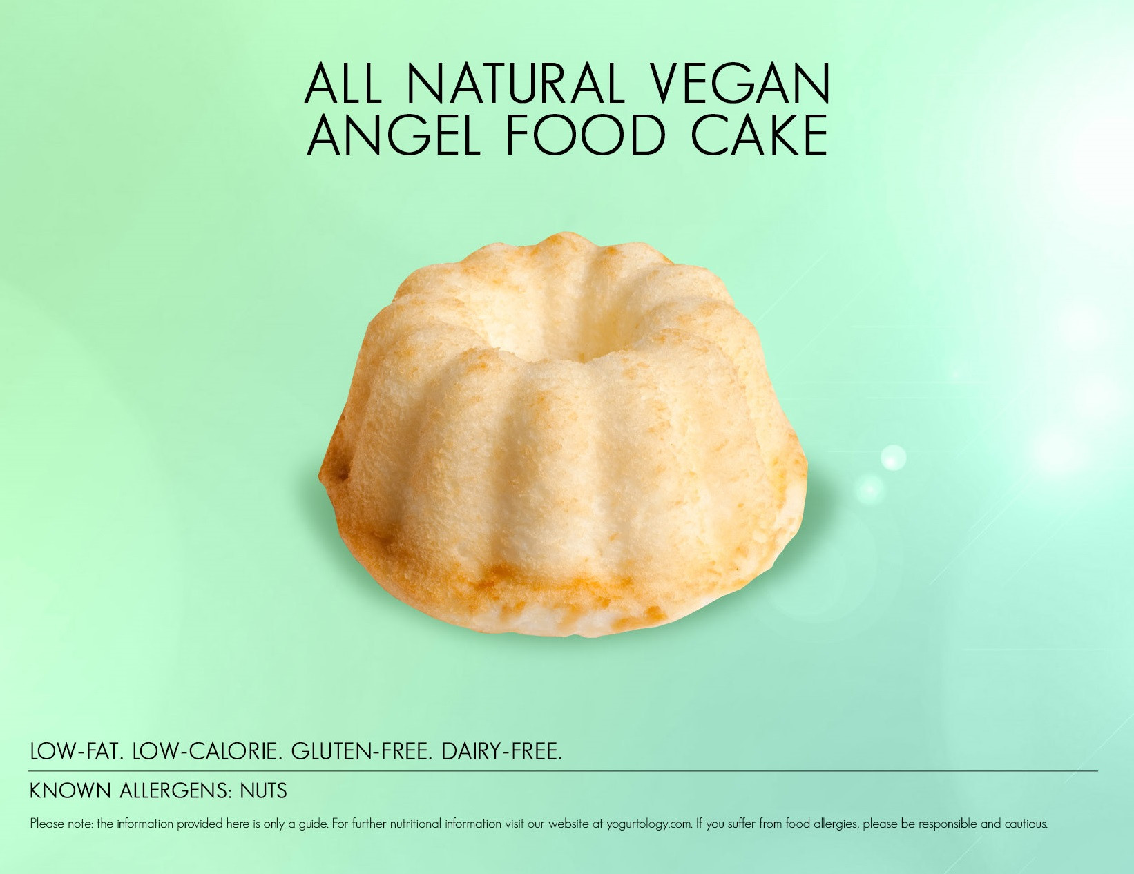 Is Angel Food Cake Vegan
 All Natural Vegan Angel Food Cake – Yogurt Heaven