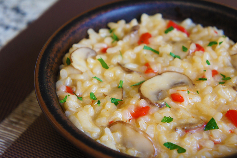 Is Risotto Rice
 Mushroom Risotto