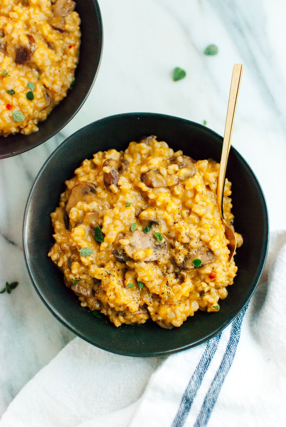 Is Risotto Rice
 Easy Brown Rice Risotto with Mushrooms Cookie and Kate