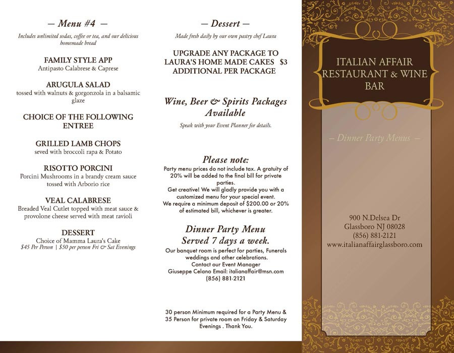 Italian Dinner Party Menu Ideas
 Italian Themed Dinner Party Menu