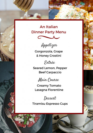 Italian Dinner Party Menu Ideas
 Easy Feasts Menu ideas Archives Pretty Mayhem