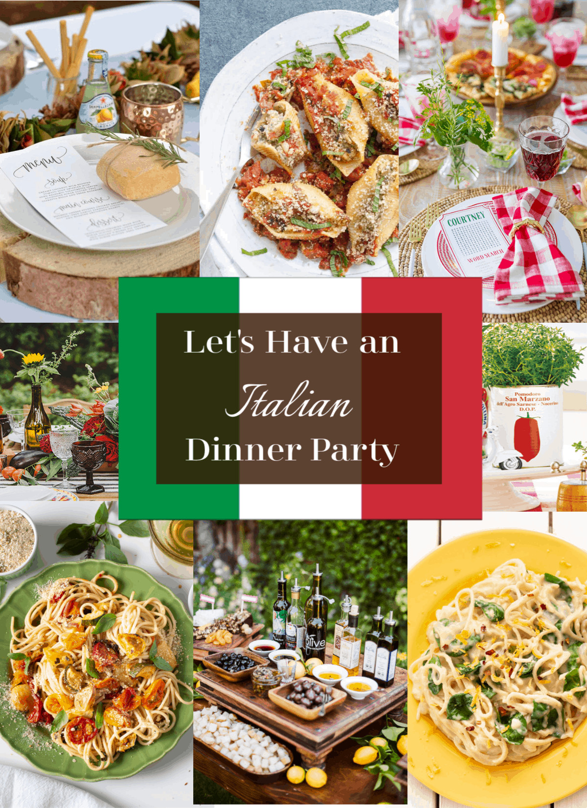 Italian Dinner Party Menu Ideas
 Italian Dinner Party