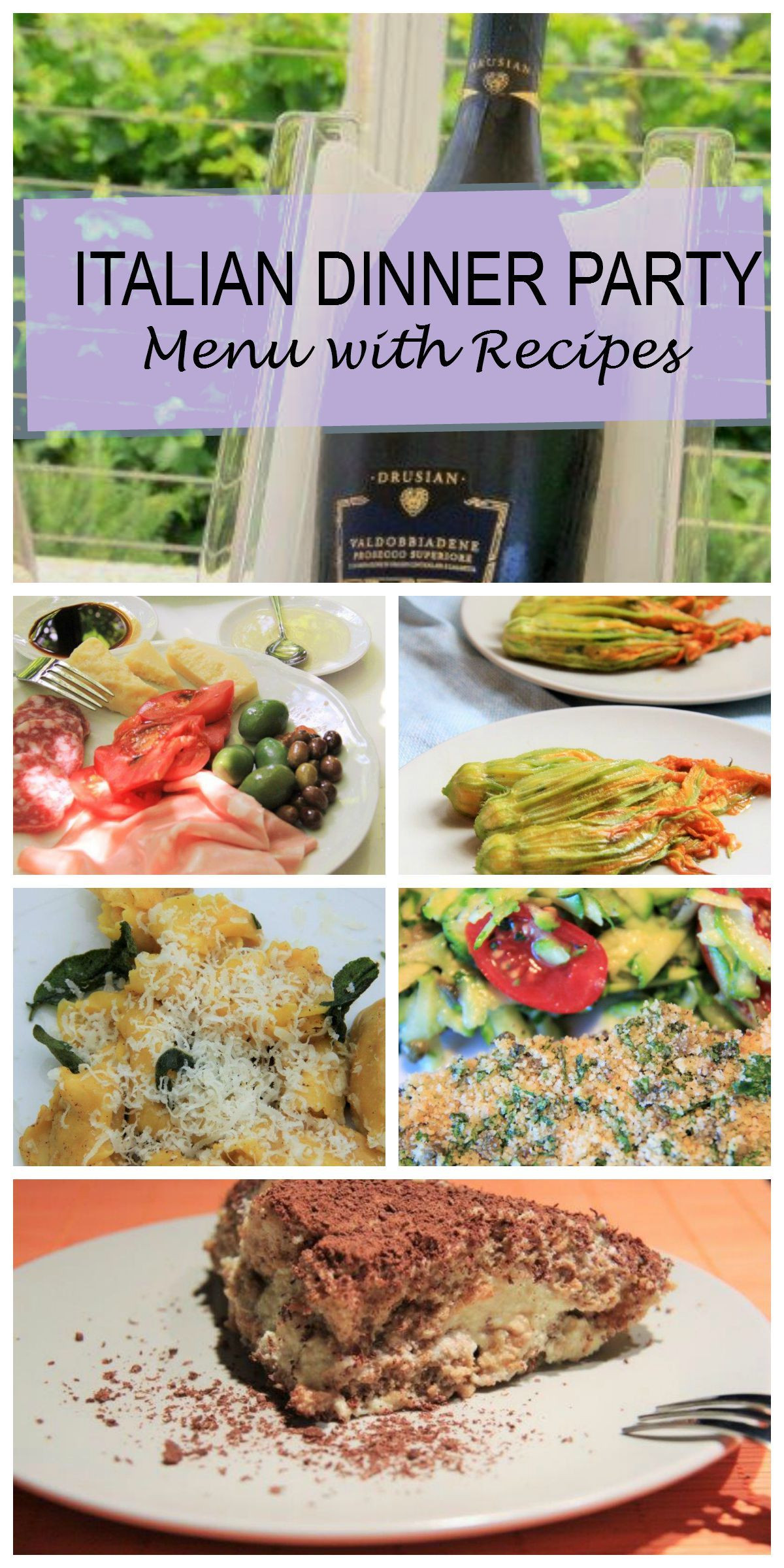 Italian Dinner Party Menu
 Italian Dinner Party Menu plete with Recipes for Easy