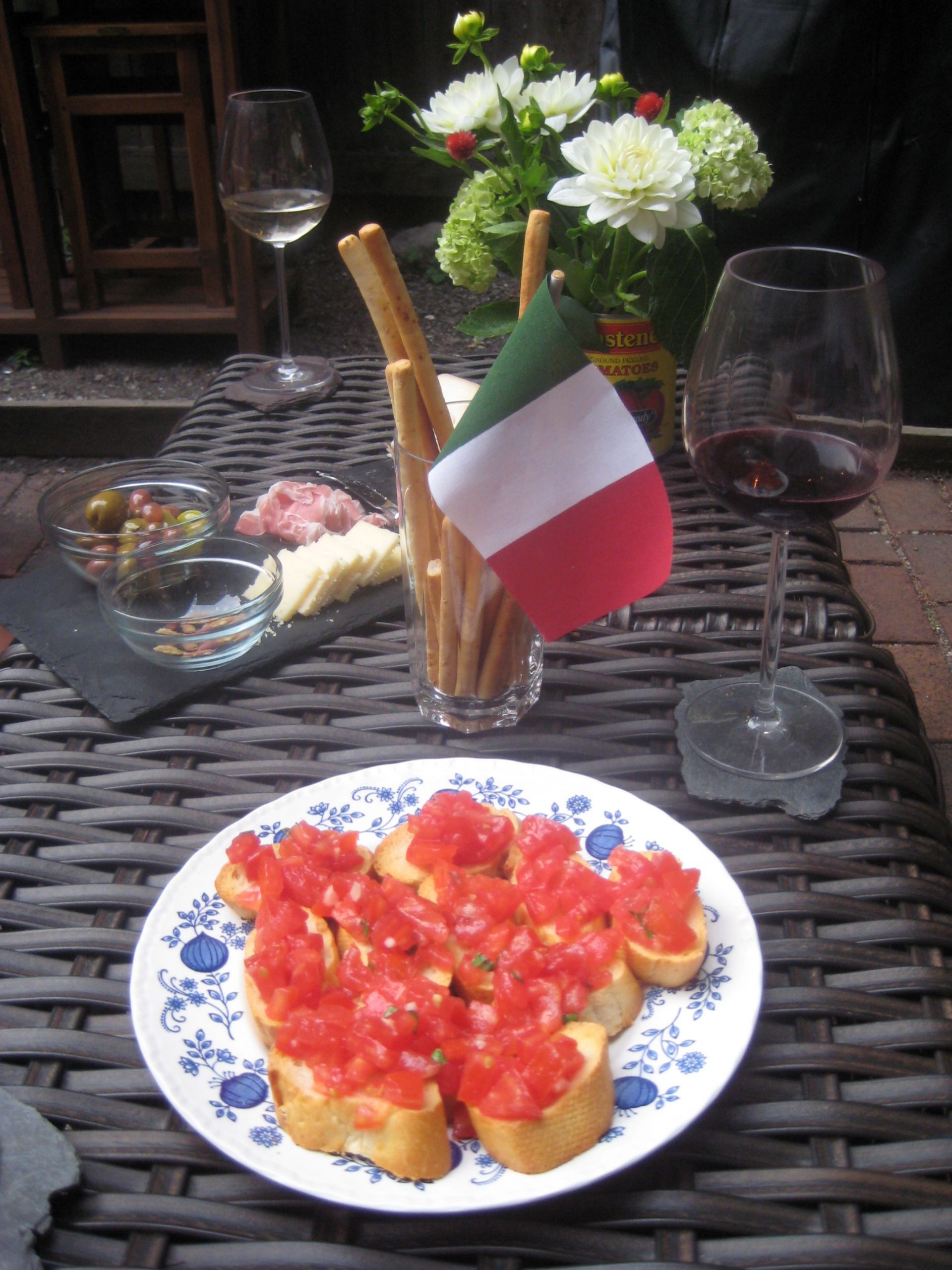 Italian Dinner Party Menu
 Summer Italian Dinner Party