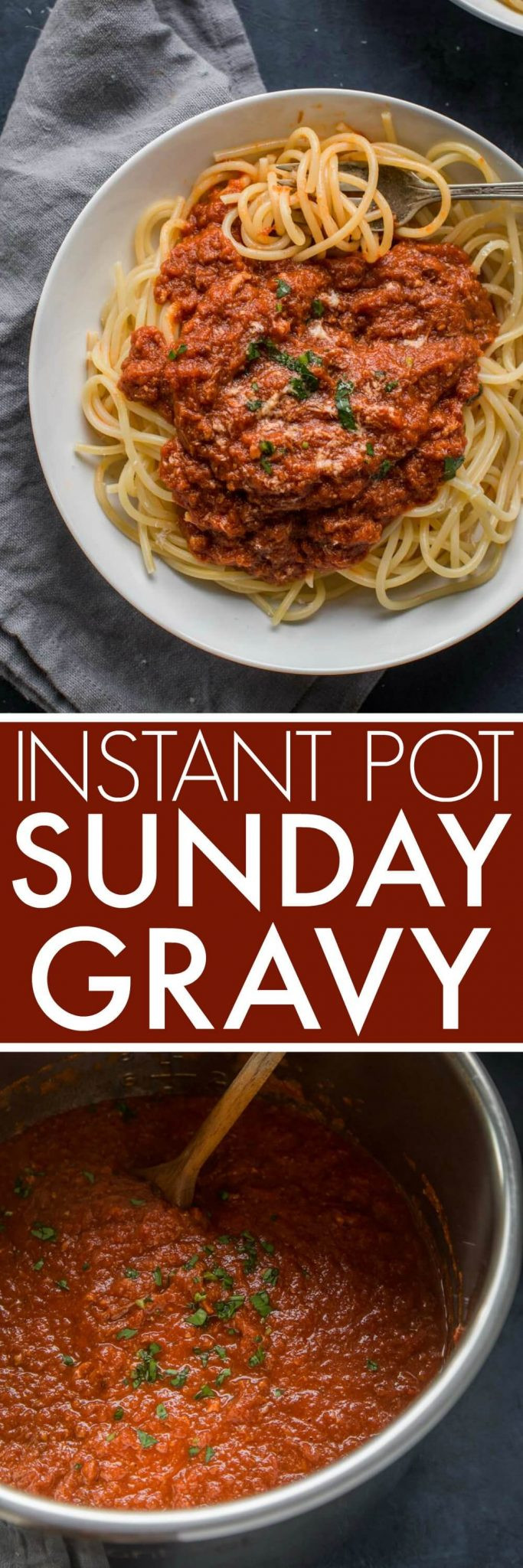 Italian Gravy Recipe
 Instant Pot Authentic Italian Sunday Gravy