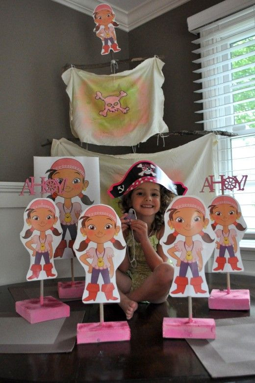 Izzy Birthday Party Supplies
 Pirate Theme Girl Party Izzy pirate from Jake and the