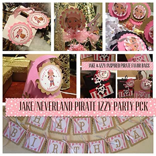 Izzy Birthday Party Supplies
 Amazon New Izzy Girl Pirate Jake & Neverland