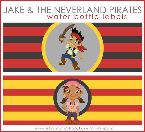 Izzy Birthday Party Supplies
 Jake and the Neverland Pirates Birthday Party Printable