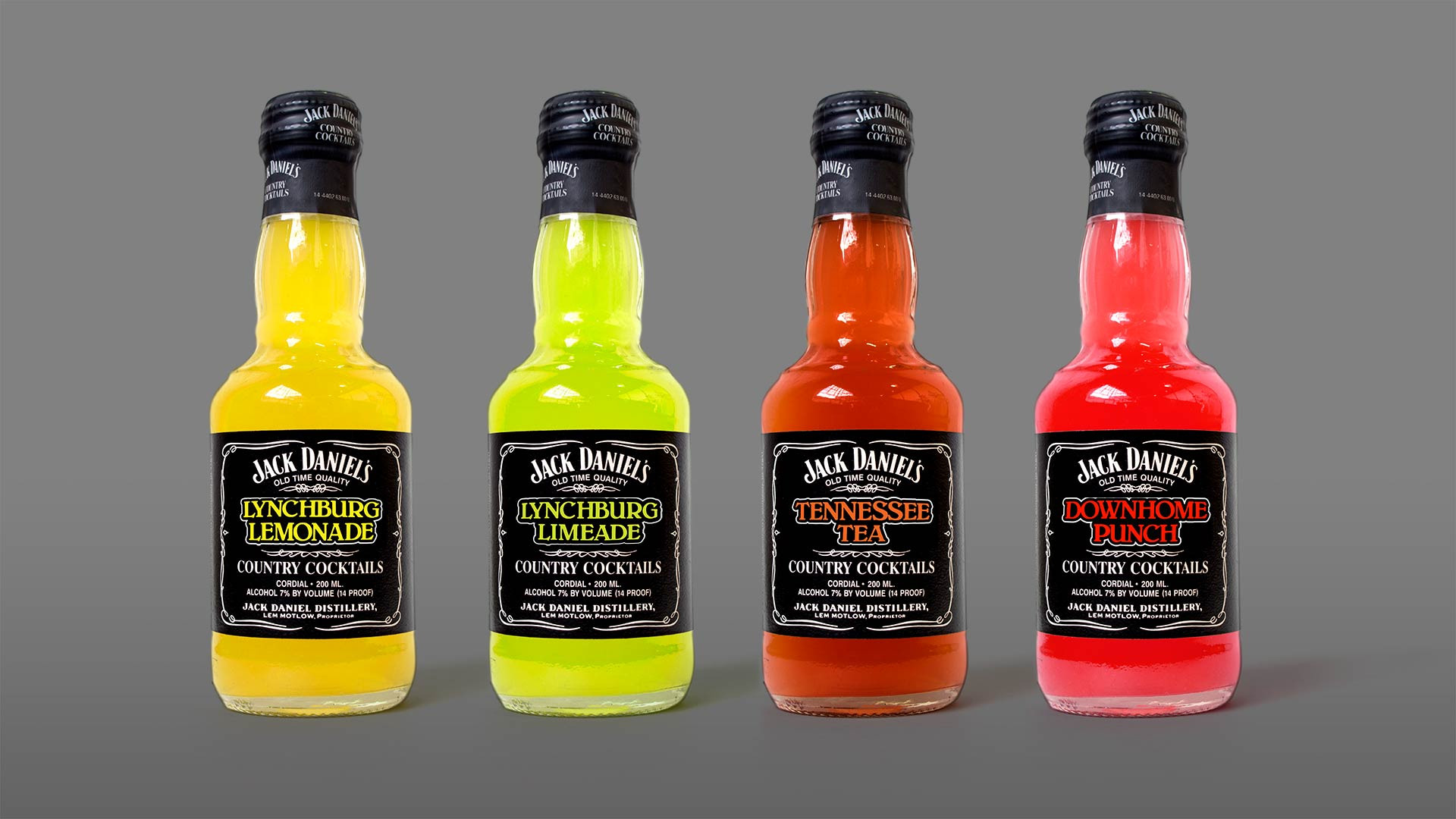 Jack Daniels Cocktails
 Jack Daniels – Country Cocktails Brand and Packaging