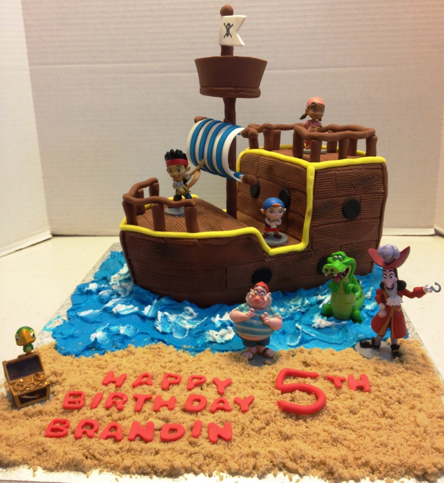 Jake And The Neverland Pirates Birthday Cake
 MaryMel Cakes Jake & the Neverland Pirates