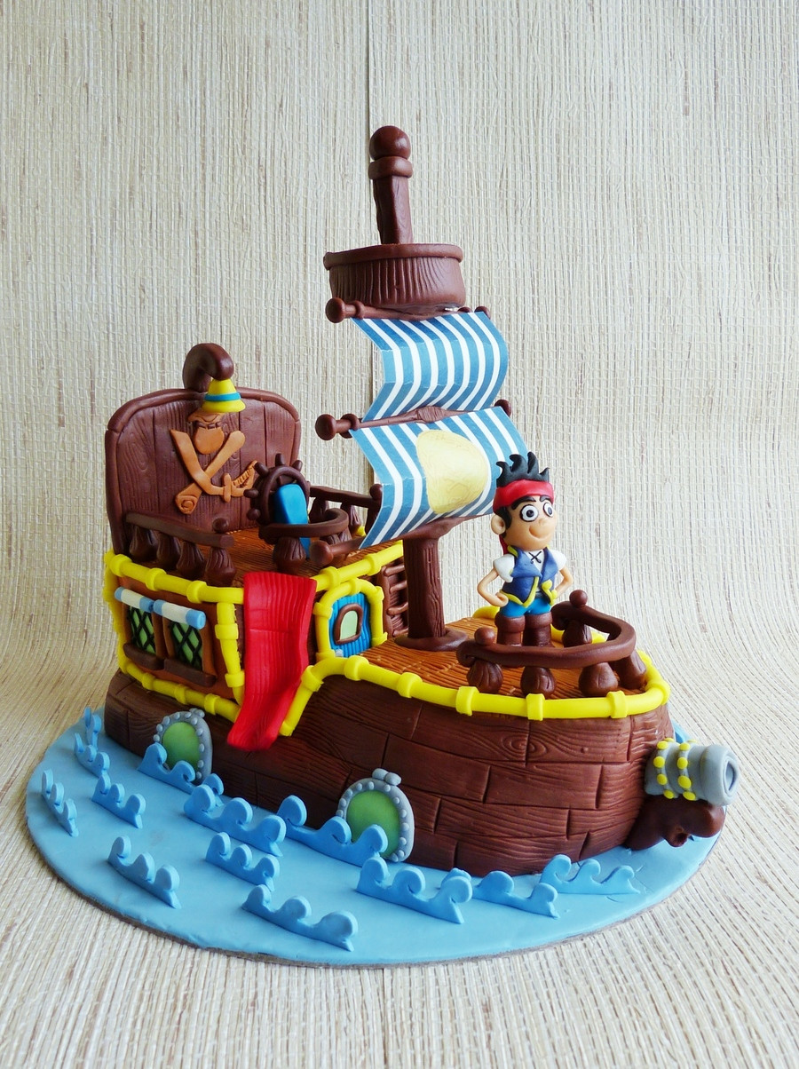 Jake And The Neverland Pirates Birthday Cake
 Jake And The Neverland Pirates Ship CakeCentral