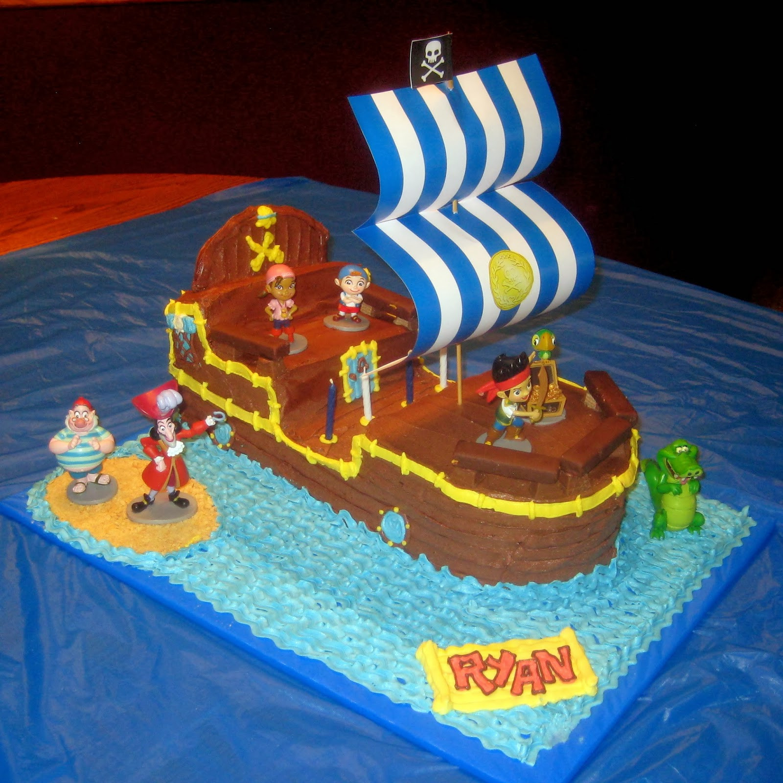Jake And The Neverland Pirates Birthday Cake
 COBO Bucky the Pirate Ship Cake Jake and the Neverland