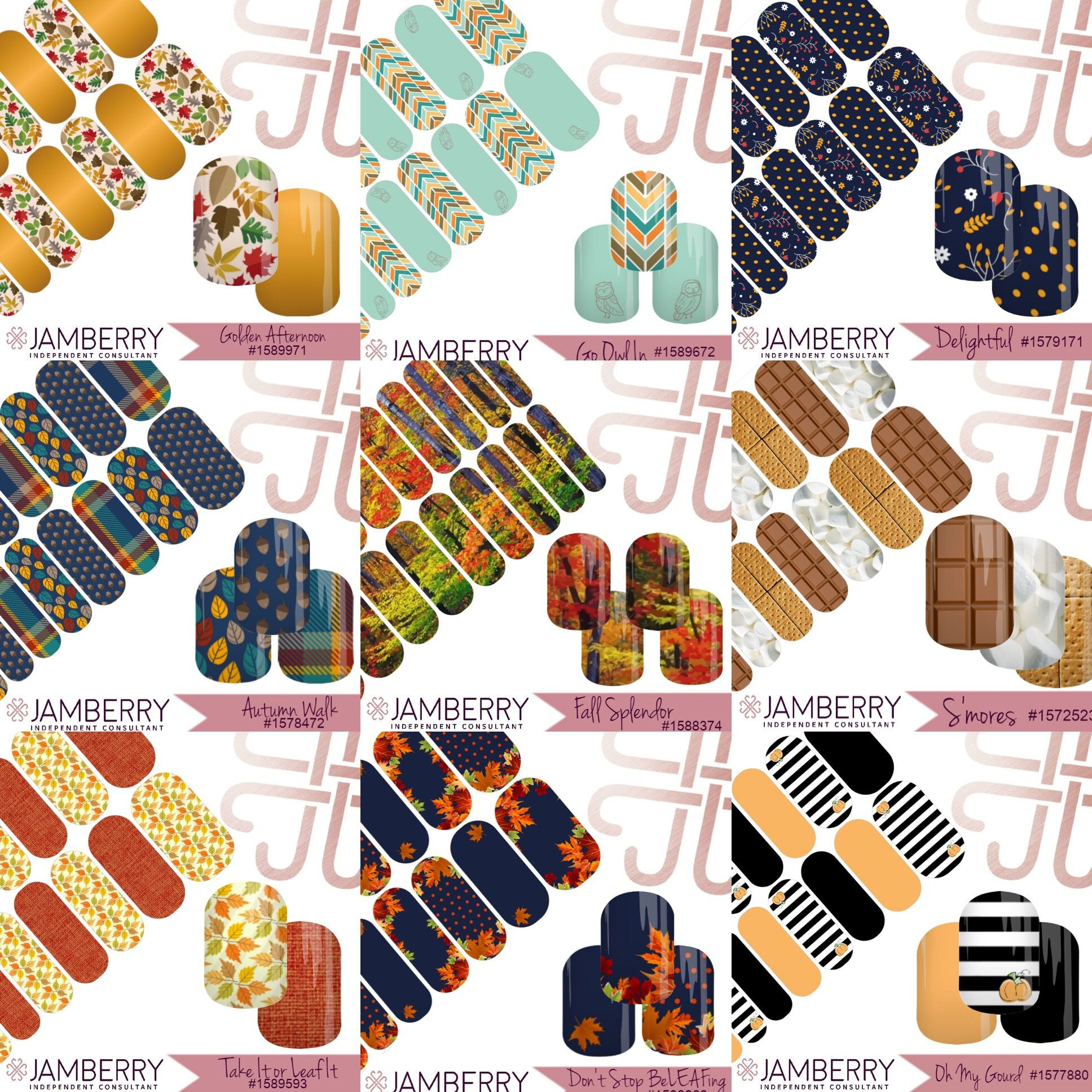 Jamberry Nail Art Studio Cost
 Just a few of my Jamberry NAS designs for Fall With