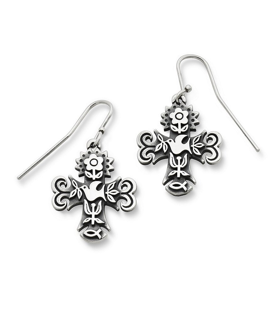 James Avery Cross Earrings
 James Avery La Primavera Cross Drop Earrings