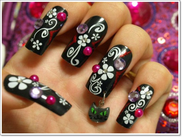 Japan 3d Nail Art
 Konichiwa 25 Awesome Japanese Nail Art Designs