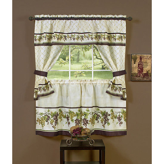 ppr pTmplType=regular Jcpenney Kitchen Curtains
Tuscany Kitchen Cottage Curtain Set Color Multicolor