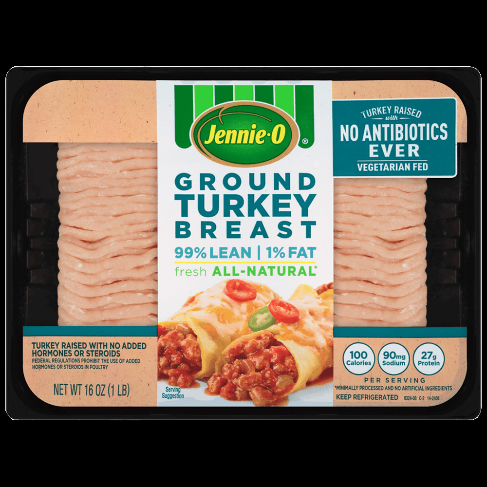 Jennie O Ground Turkey Calories
 Extra Lean Ground Turkey Breast No Antibiotics