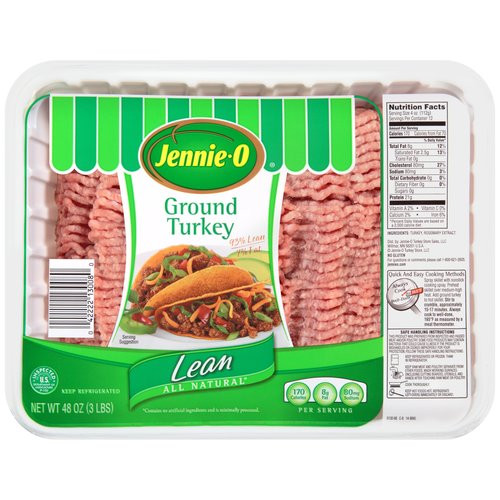 Jennie O Ground Turkey Calories
 Daily Thoughts let s talk proteins