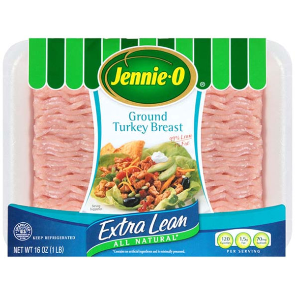 Jennie O Ground Turkey Calories
 Jennie O Extra Lean Ground Turkey Breast 16 oz from