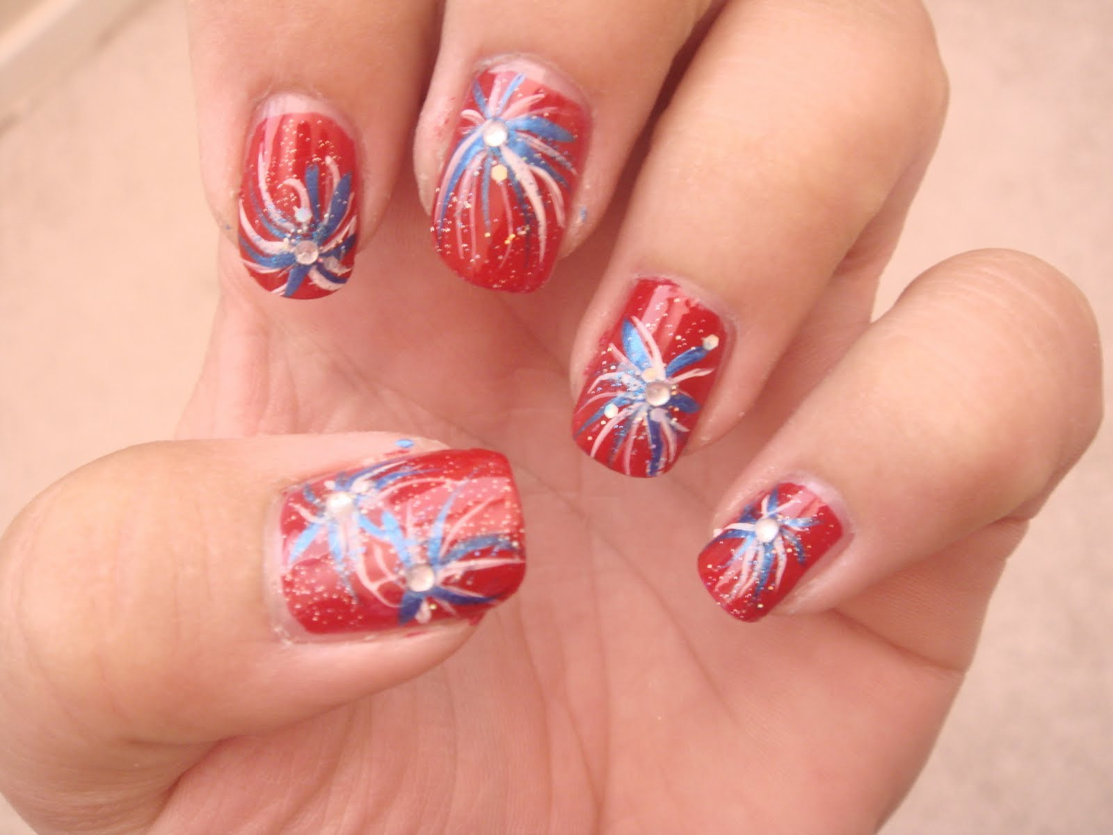 July 4th Nail Designs
 Fourth July Nail Designs Pccala