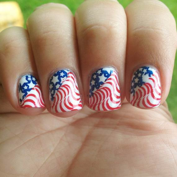 July 4th Nail Designs
 26 Patriotic Nail Art Designs To Try At Your Fourth