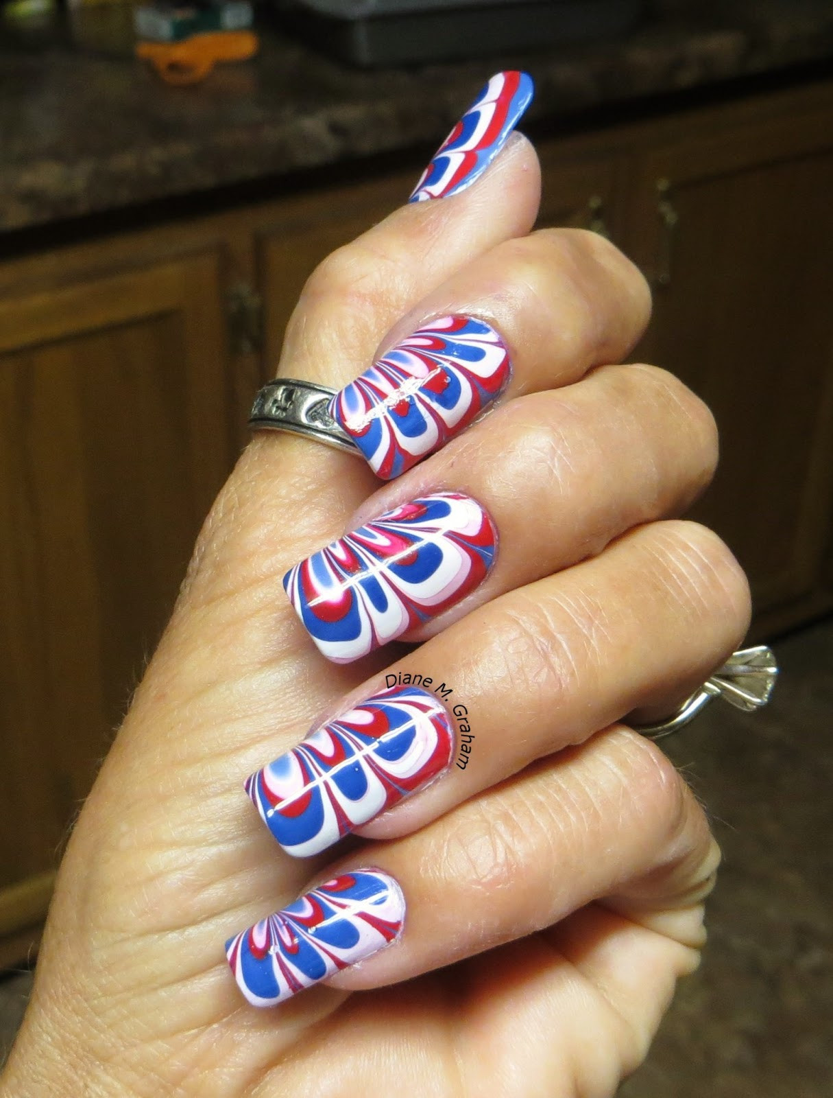 July Nail Designs
 Custom Nail Solutions Pretty & Patriotic 4th of July Nail