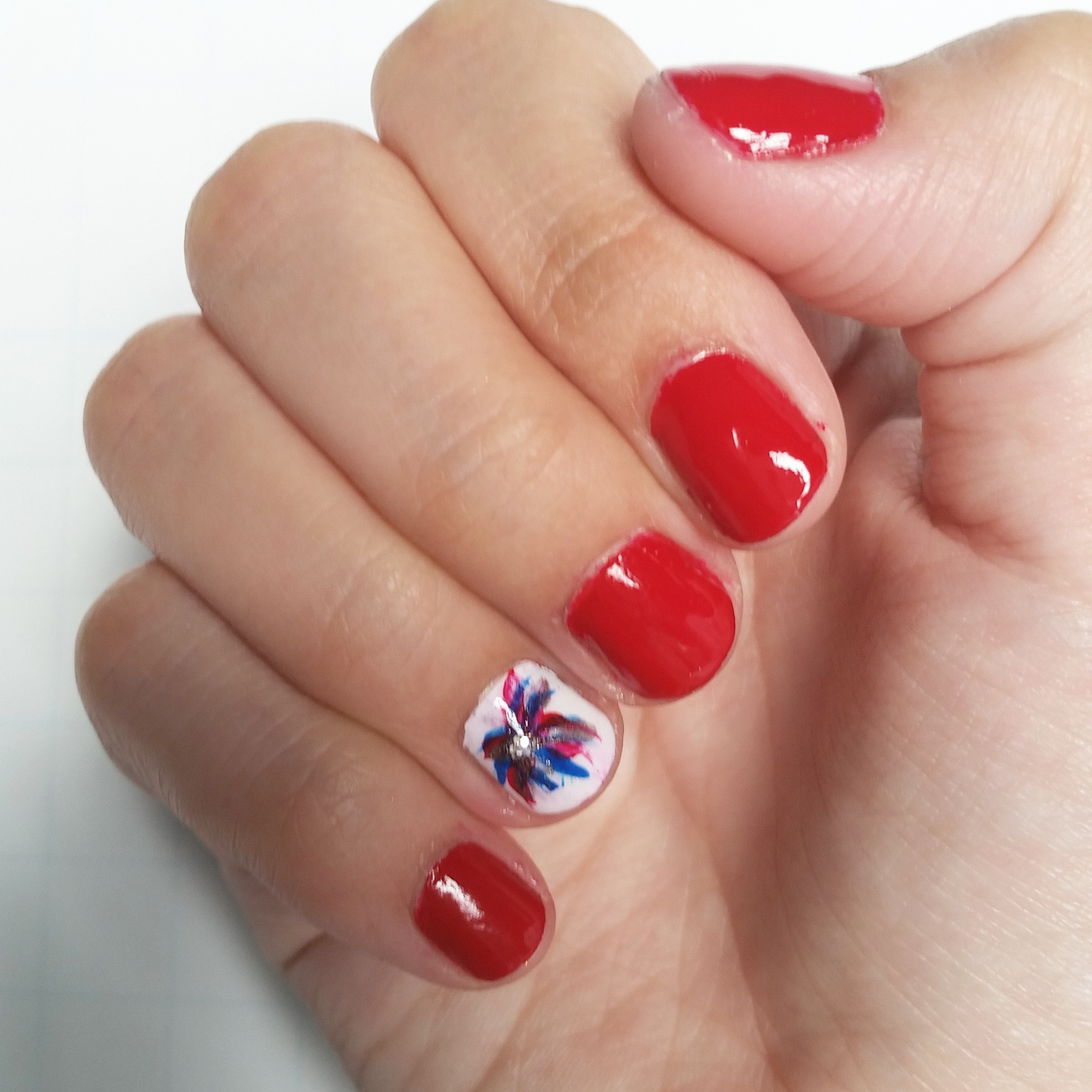 July Nail Designs
 Easy 4th of July Nail Art Sorority Fashion