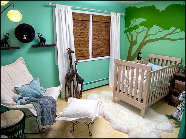 Jungle Baby Room Decor
 Decorating theme bedrooms Maries Manor jungle baby