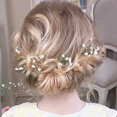 Junior Bridesmaid Hairstyle
 50 Delicate Bridesmaid Hairstyles for a Beautiful