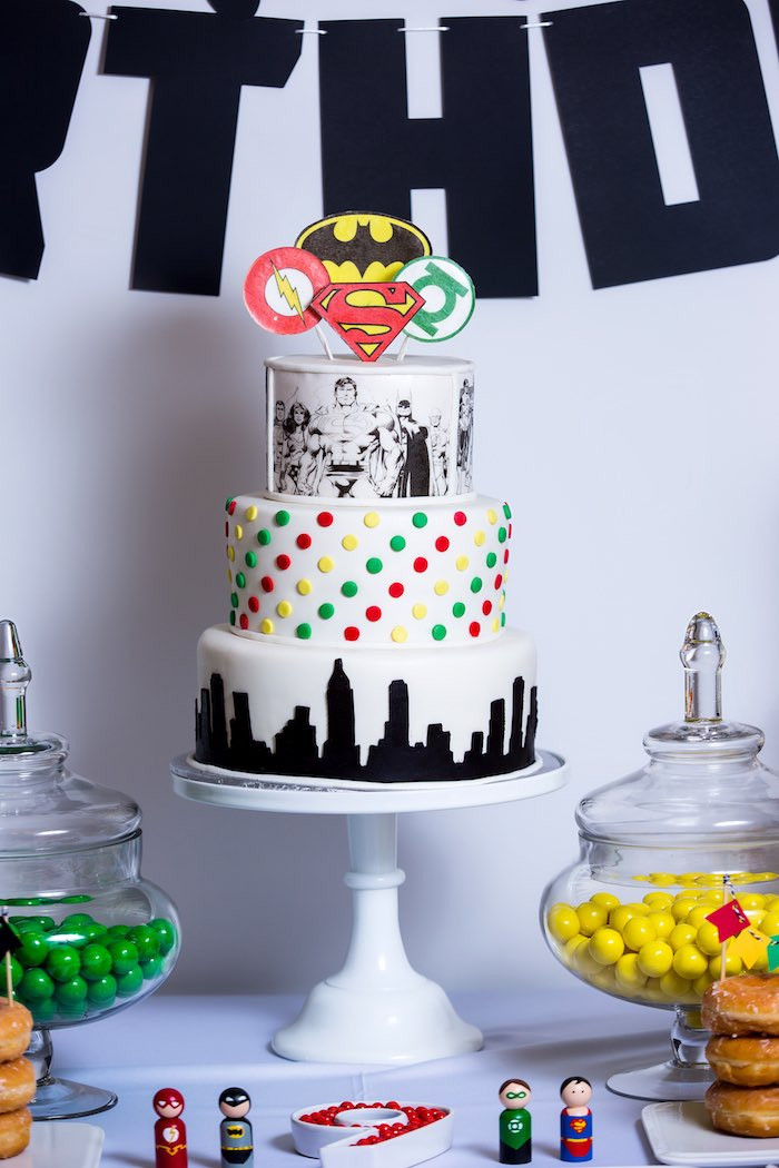 Justice League Birthday Party Ideas
 Kara s Party Ideas Modern Justice League Birthday Party