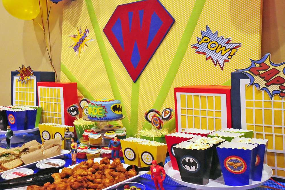 Justice League Birthday Party Ideas
 Justice League Birthday Party Ideas